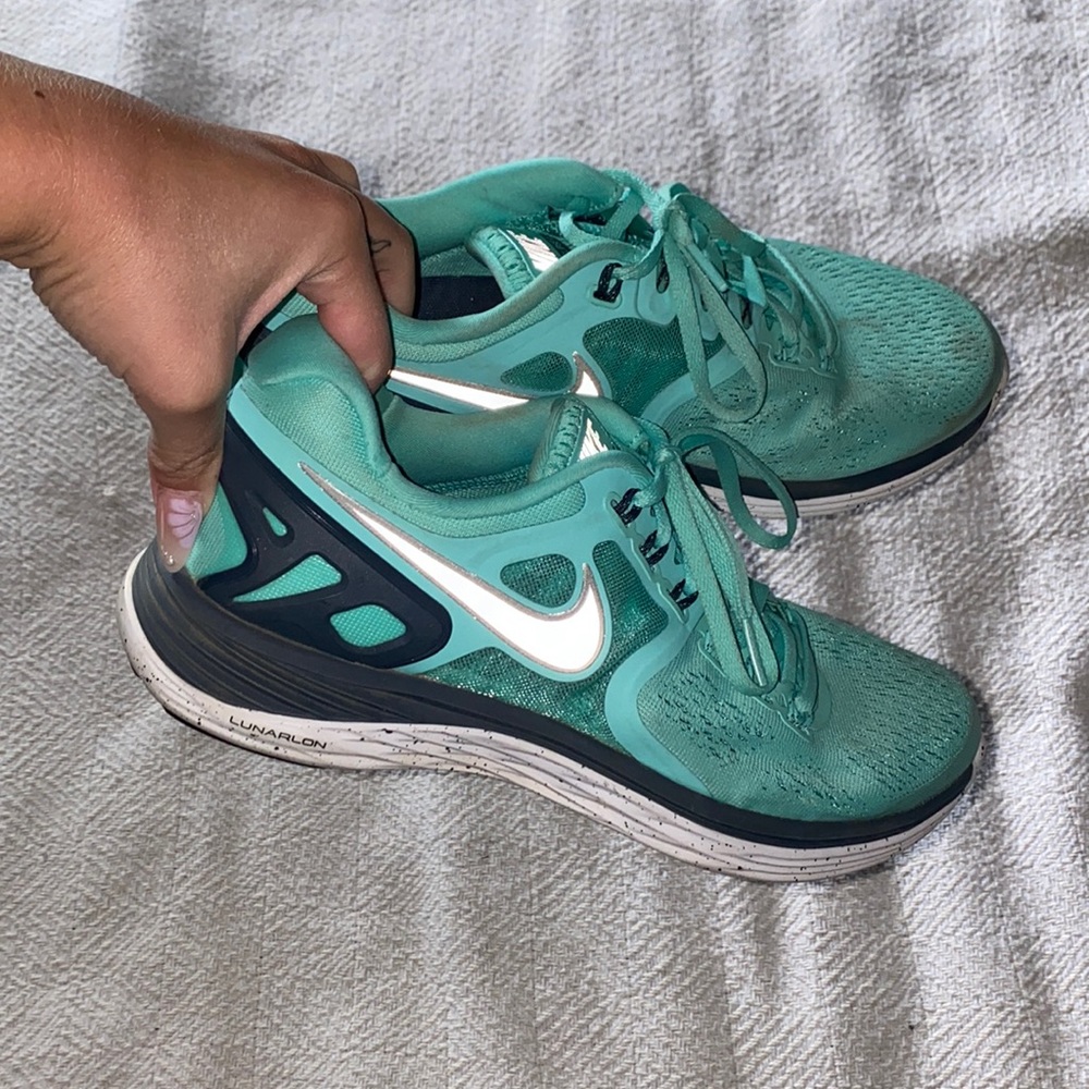 Tiffany Blue Nike Lunarlon Shoes